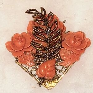 Vintage Celluloid Brooch